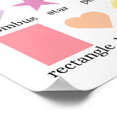 教育カラフルポスターの作成 ポスター (角)