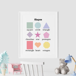 教育カラフルポスターの作成 ポスター