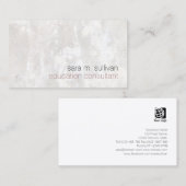 教育コンサルタントのトレーニングサーシンプルビスグランジ 名刺 (正面/裏面)