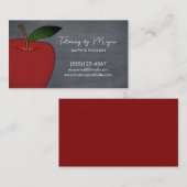 教育チューター先生Apple Chalkboard 名刺 (正面/裏面)