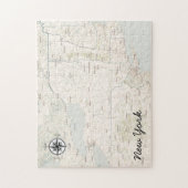 教育ニューヨークの宝物地図 ジグソーパズル (縦)