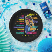 教育ブラックガール魔法77 ペーパープレート (パーティー)