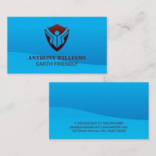 教育ロゴ 名刺 (正面/裏面)