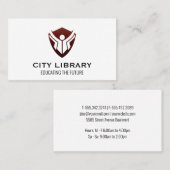 教育ロゴ 名刺 (正面/裏面)