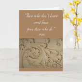 教育修士プラトンおめでとうカード カード (黄色い花)