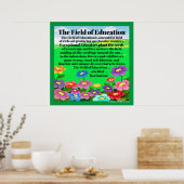 教育分野の改訂 ポスター (キッチン)