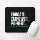 教育力を防止するUal Ault認識度防止 マウスパッド (マウス)