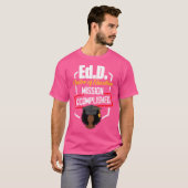 教育博士博士博士課程修了 Tシャツ (正面フル)
