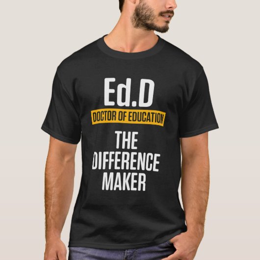 教育博士後期課程 Tシャツ (正面)