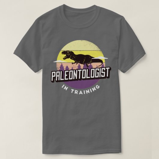 教育古生物学者 Tシャツ (デザイン正面)
