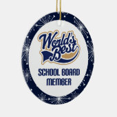 教育委員会のメンバーのギフトのオーナメント セラミックオーナメント (右)