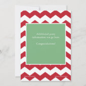 教育委員会のメンバーの退職のパーティの招待状 招待状 (裏面)