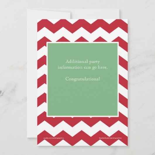 教育委員会のメンバーの退職のパーティの招待状 招待状 (裏面)