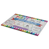 教育委員会の新学期のクレヨンの最初日 カッティングボード (角)