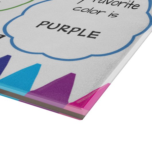 教育委員会の新学期のクレヨンの最初日 カッティングボード (角)