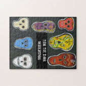 教育学の挨拶のパズル: Los Muertos ジグソーパズル (横)