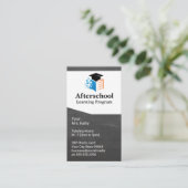 教育学の | Graduate Capロゴ 名刺 (スタンド正面)