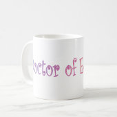 教育学博士 コーヒーマグカップ (正面左)