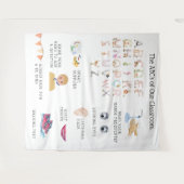 教育学教室規則 タペストリー (正面(横))