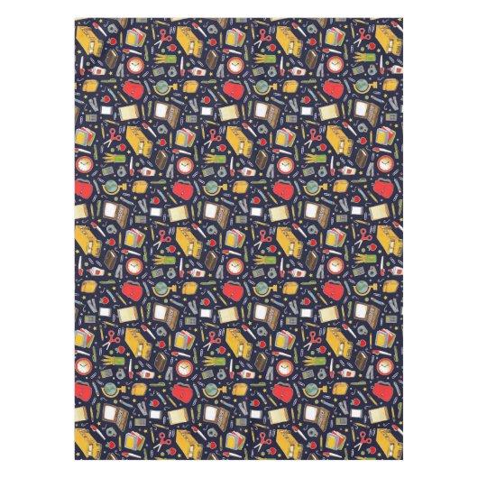 教育学校先生 テーブルクロス (正面)