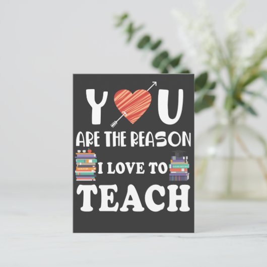 教育学校教育者の先生評価 ポストカード (スタンド正面)