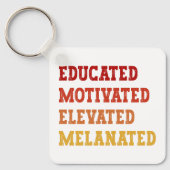 教育意欲を起こを受けたメラニン化先生クール キーホルダー (正面)