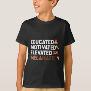 教育意欲を起こを受けたメラニン質の高いアフリカ産 Tシャツ