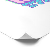 教育時計のポスター、時間を伝える2 ポスター (角)