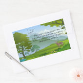 教育書プレート 長方形シール (封筒)