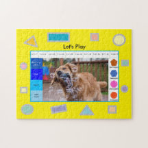 教育犬のパズルで子供を頭が切れる作る