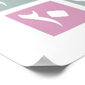 教育用アラビア数字ポスター ポスター (角)