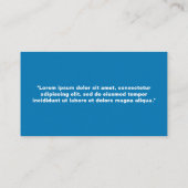 教育用名刺 名刺 (裏面)