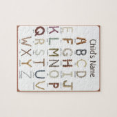 教育用食品アルファベット ジグソーパズル (横)