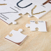 教育用食品アルファベット ジグソーパズル (側面)