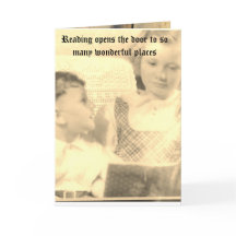 教育用5" x 7"折りたたみグリーティングカード