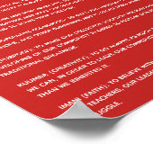 教育用KWANZAAポスター7原則，シンボル ポスター (角)