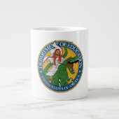 教育省- tレックス ジャンボコーヒーマグカップ (正面)