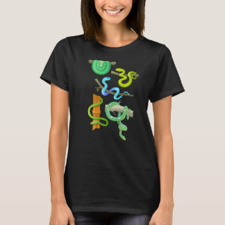 教育種とヘビの種類17 Tシャツ