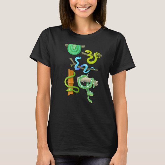 教育種とヘビの種類17 Tシャツ (正面)