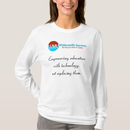 教育者にスタイルを与える:女性の長い眠り Tシャツ