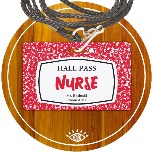 教育者のためのナース本ホールのパス バッジ