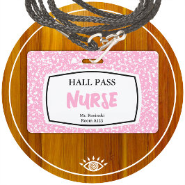 教育者のためのナース本ホールのパス バッジ