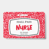 教育者のためのナース本ホールのパス バッジ (裏面)