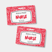 教育者のためのナース本ホールのパス バッジ (正面＆裏面)