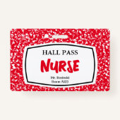 教育者のためのナース本ホールのパス バッジ (裏面)