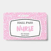 教育者のためのナース本ホールのパス バッジ (裏面)