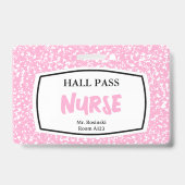 教育者のためのナース本ホールのパス バッジ (正面)