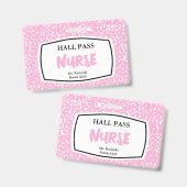 教育者のためのナース本ホールのパス バッジ (正面＆裏面)
