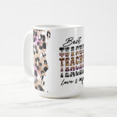 教育者の力を強化する コーヒーマグカップ (正面左)