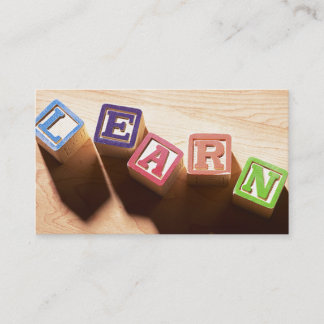 教育者の名刺を学んで下さい 名刺